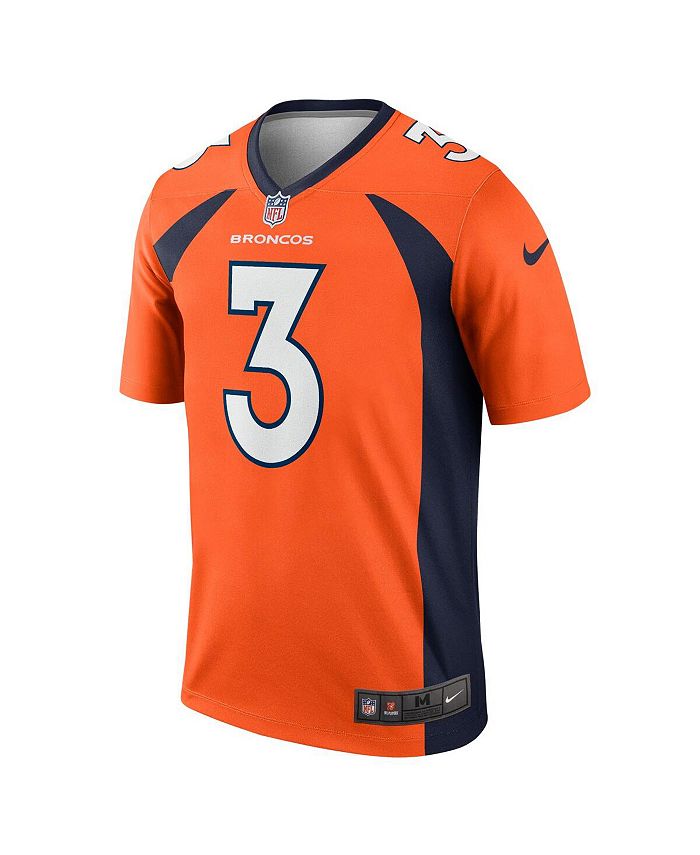 Nike Men's Russell Wilson Orange Denver Broncos Legend Jersey - Macy's