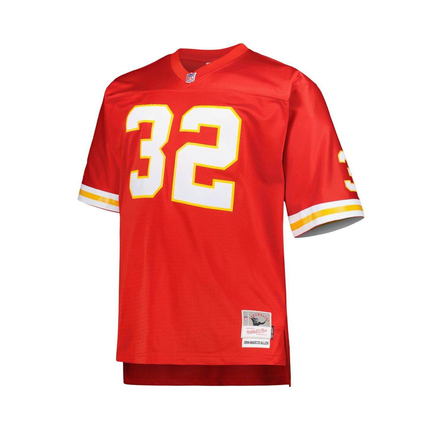 Men's Marcus Allen Red Kansas City Chiefs Big and Tall 1994 Retired Player Replica Jersey