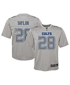 Youth Boys Jonathan Taylor Gray Indianapolis Colts Atmosphere Game Jersey