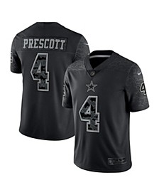 Men's Dak Prescott Black Dallas Cowboys RFLCTV Limited Jersey