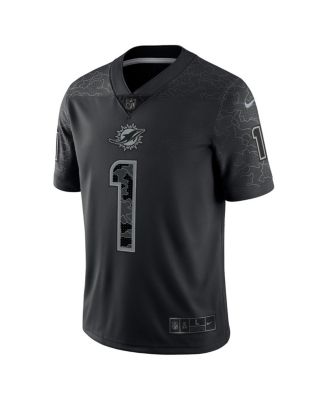 Nike Men's Tua Tagovailoa Black Miami Dolphins RFLCTV Limited