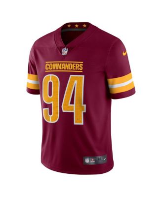 Men's Da'Ron Payne Burgundy Washington Commanders Vapor Limited Jersey