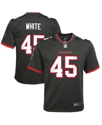 Men's Nike Devin White Pewter Tampa Bay Buccaneers Game Jersey