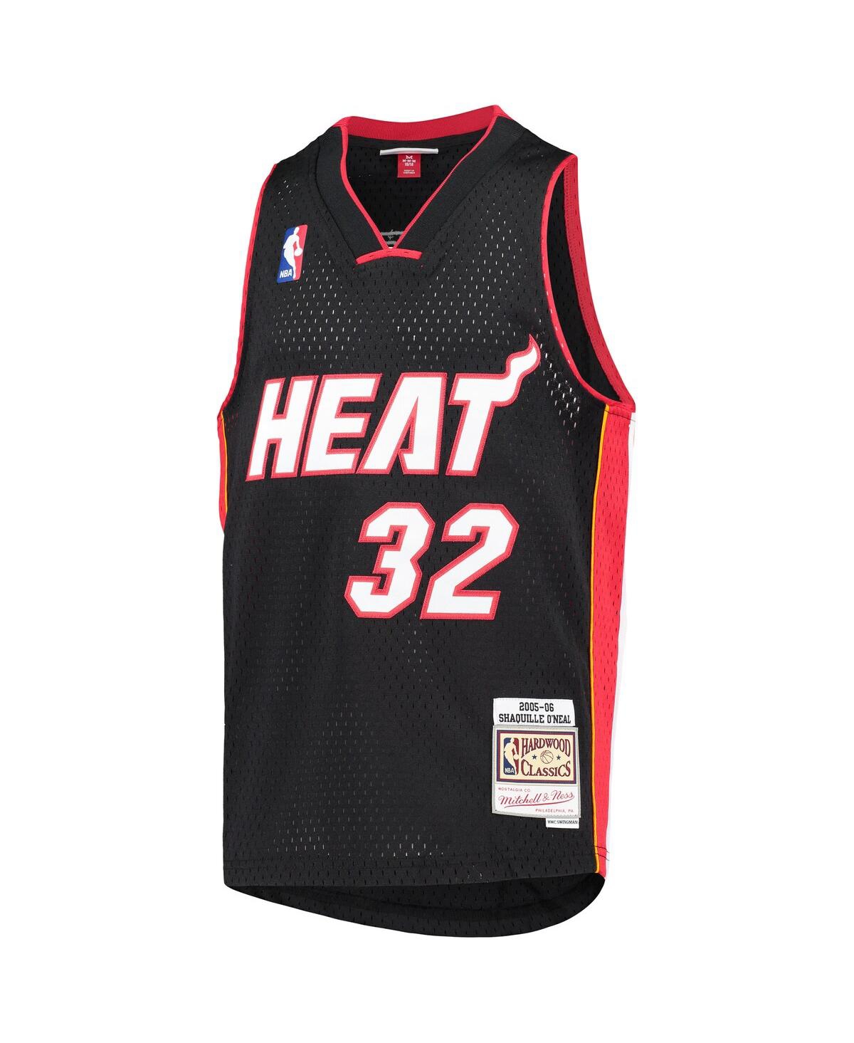 Big Boys Mitchell & Ness Shaquille O'NealMiami Heat 2005-06 Hardwood Classics Swingman Jersey - Black