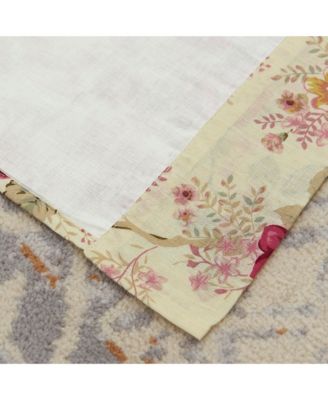 Greenland Home Fashion Antique Rose Window Valances - Multi 84x21"