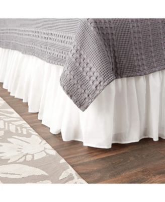 Cotton Voile 18" Drop Bed Skirt, Queen