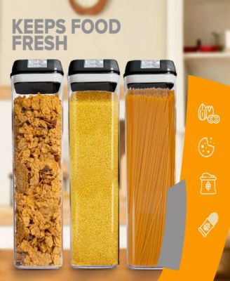 4 Piece Food Storage Containers, 1.9 Liter