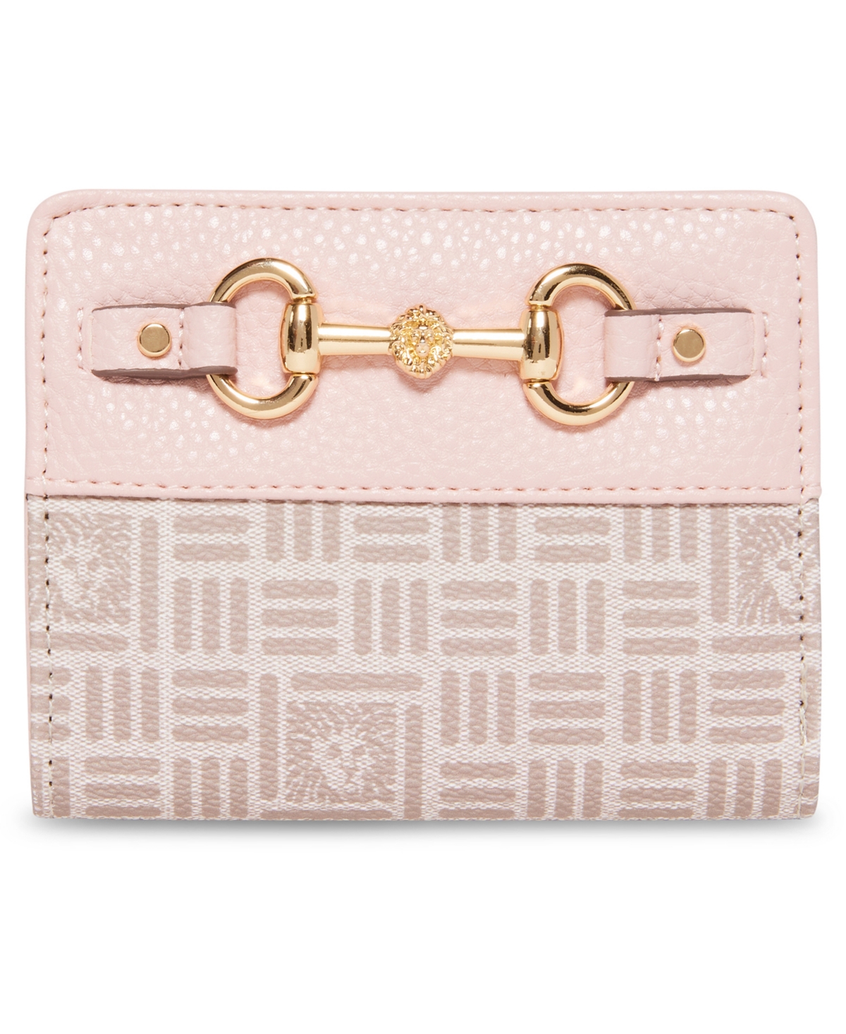 Anne Klein Compact Logo Horsebit Wallet