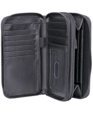 Women's Heiress Double Zip Organizer Wallet