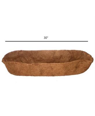 Source Skill Coconut Arts Georgian Trough Liner, 30-Inch