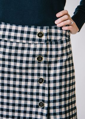 Womens' Flannel Mini Skirt