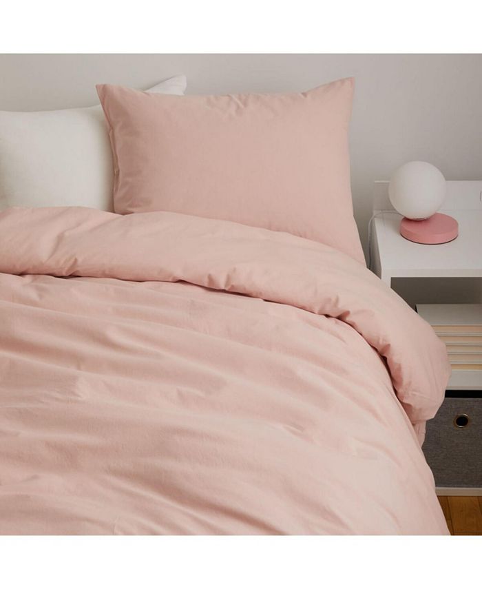 Dormify Devon Washed Cotton Comforter and Sham Set, Twin/Twin XL