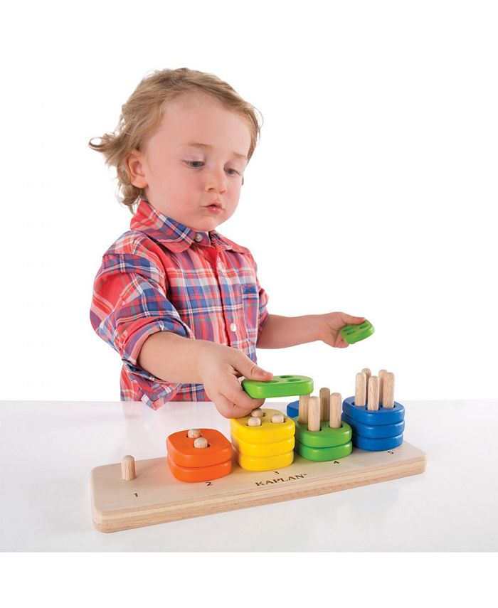 Kaplan Early Learning Toddler Stacking Number Board - Macy's