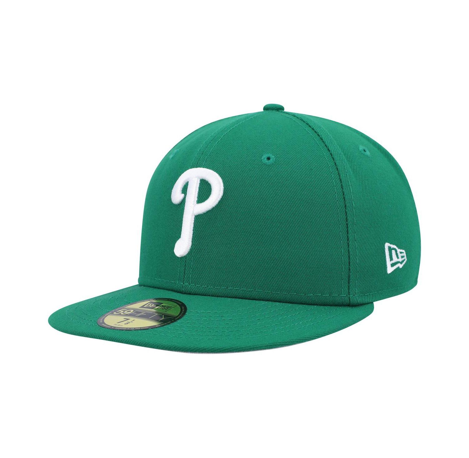 Men's Kelly Green Philadelphia Phillies White Logo 59FIFTY Fitted Hat