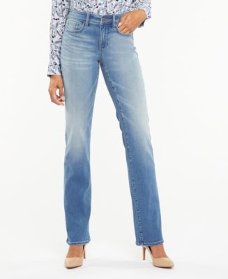 NYDJ Marilyn Straight Jeans For Women – Black Rinse With Lift Tuck Tech