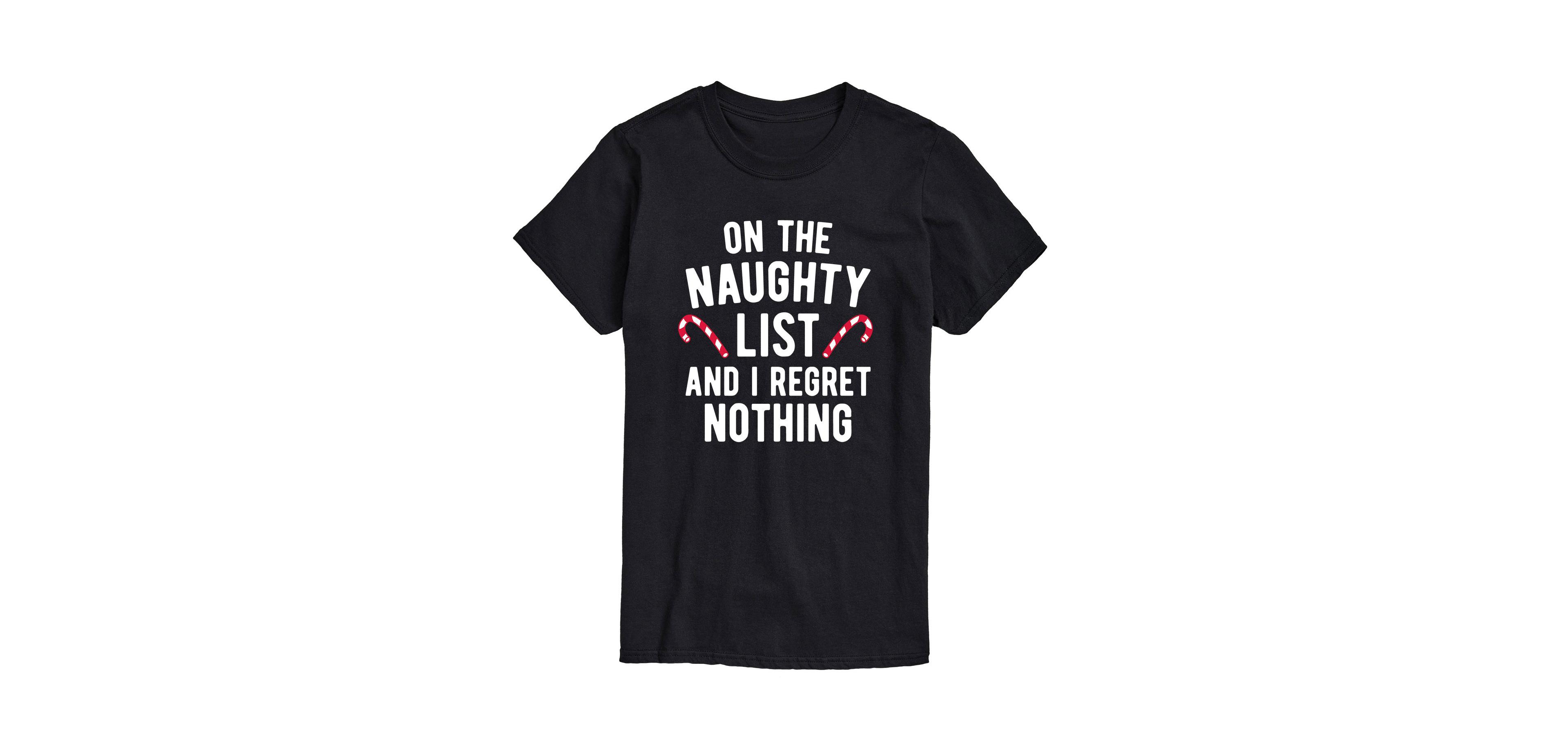 Airwaves Men's On the Naughty List Short Sleeve T-shirt