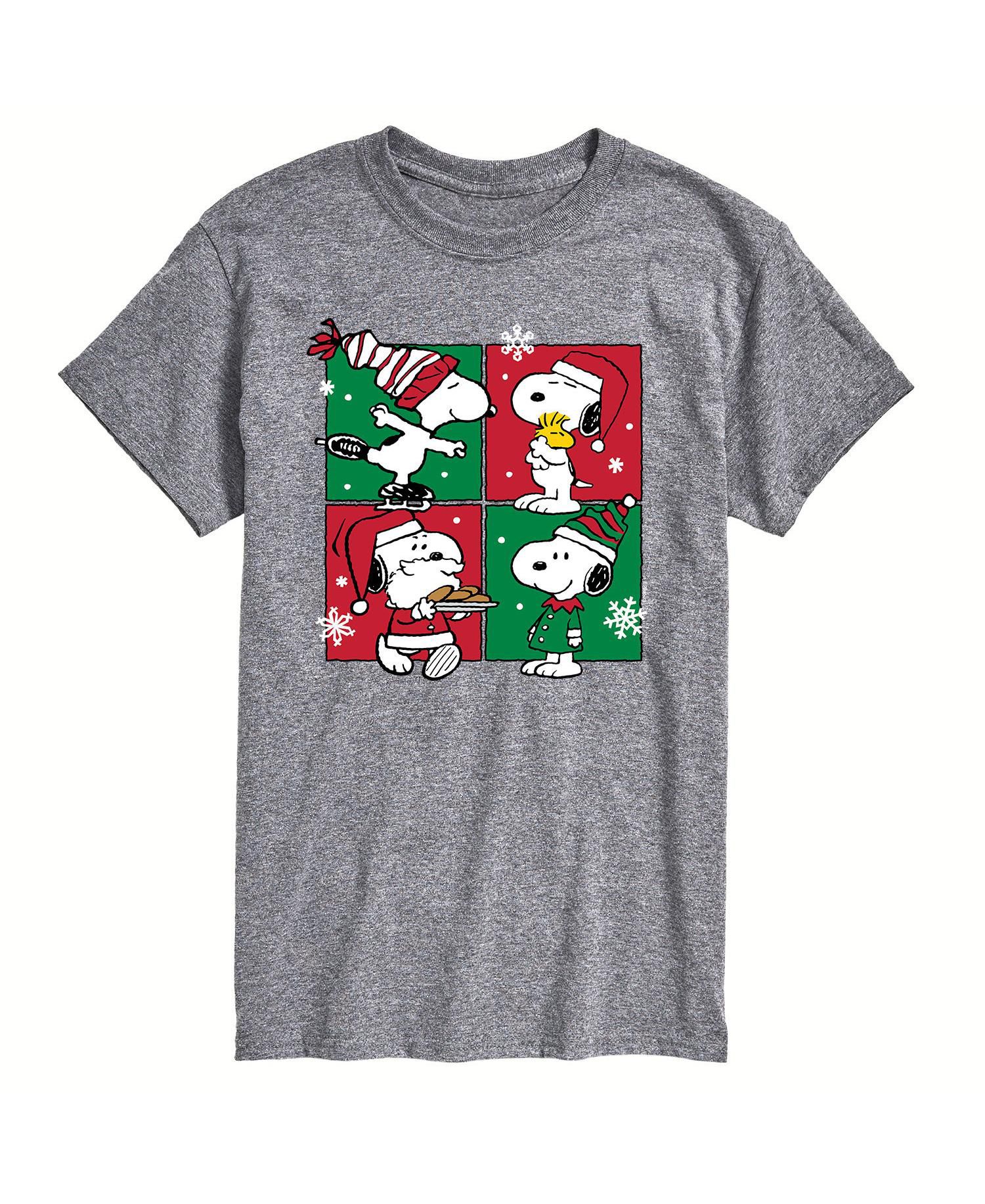 Men's Peanuts Christmas Short Sleeve T-shirt