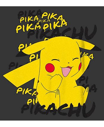 Nintendo Boy's Pokemon Pikachu Laughing Pika Pika Child T-Shirt - Macy's