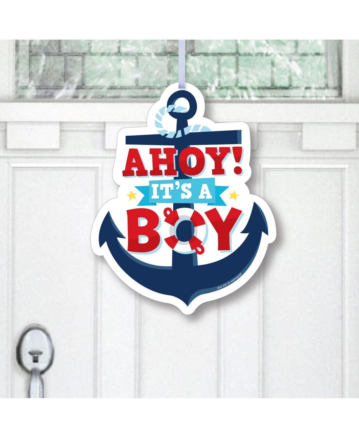 15245653 Ahoy Its a Boy - Hanging Porch Baby Shower Outdoor sku 15245653