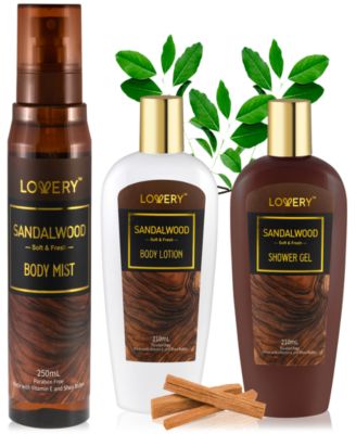 Lovery - 3-Pc. Sandalwood Bath & Body Set