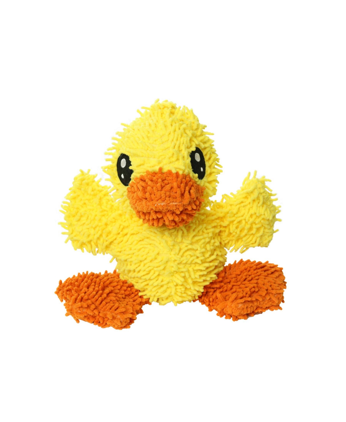 Microfiber Ball Med Duck, Dog Toy - Yellow