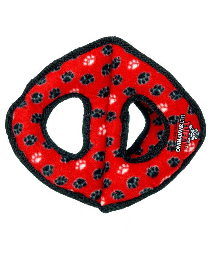 Tuffy Ultimate 3WayRing Red Paw, Dog Toy Macy's