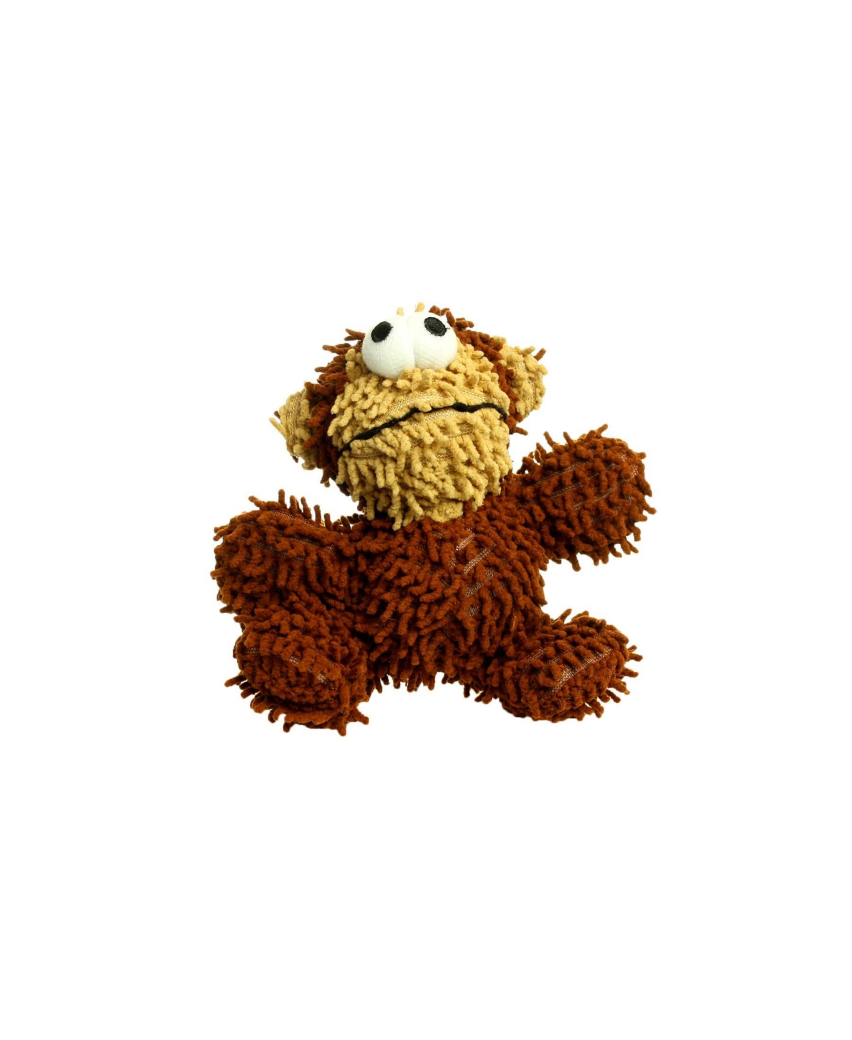Jr Microfiber Ball Monkey, Dog Toy - Brown