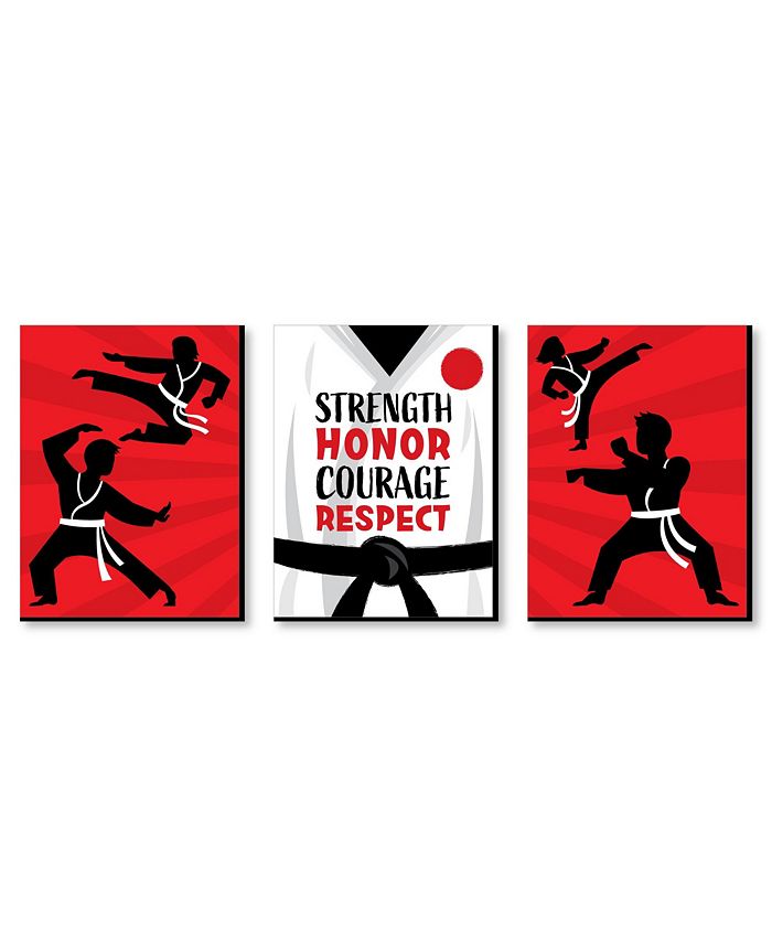 Big Dot of Happiness Karate Master Martial Arts Wall & Room Decor 7