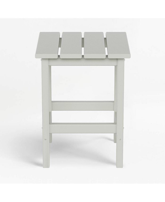 WestinTrends AllWeather Outdoor Patio Poly Adirondack Side Table Macy's