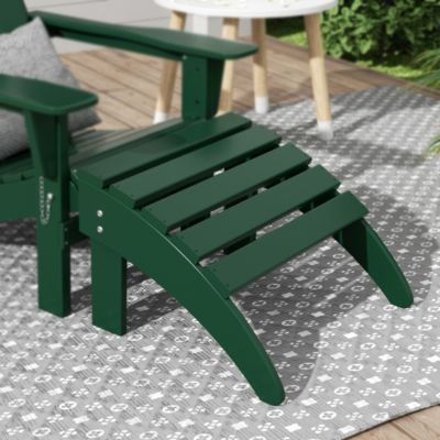 All-Weather Outdoor Patio Poly Adirondack Ottoman Footrest