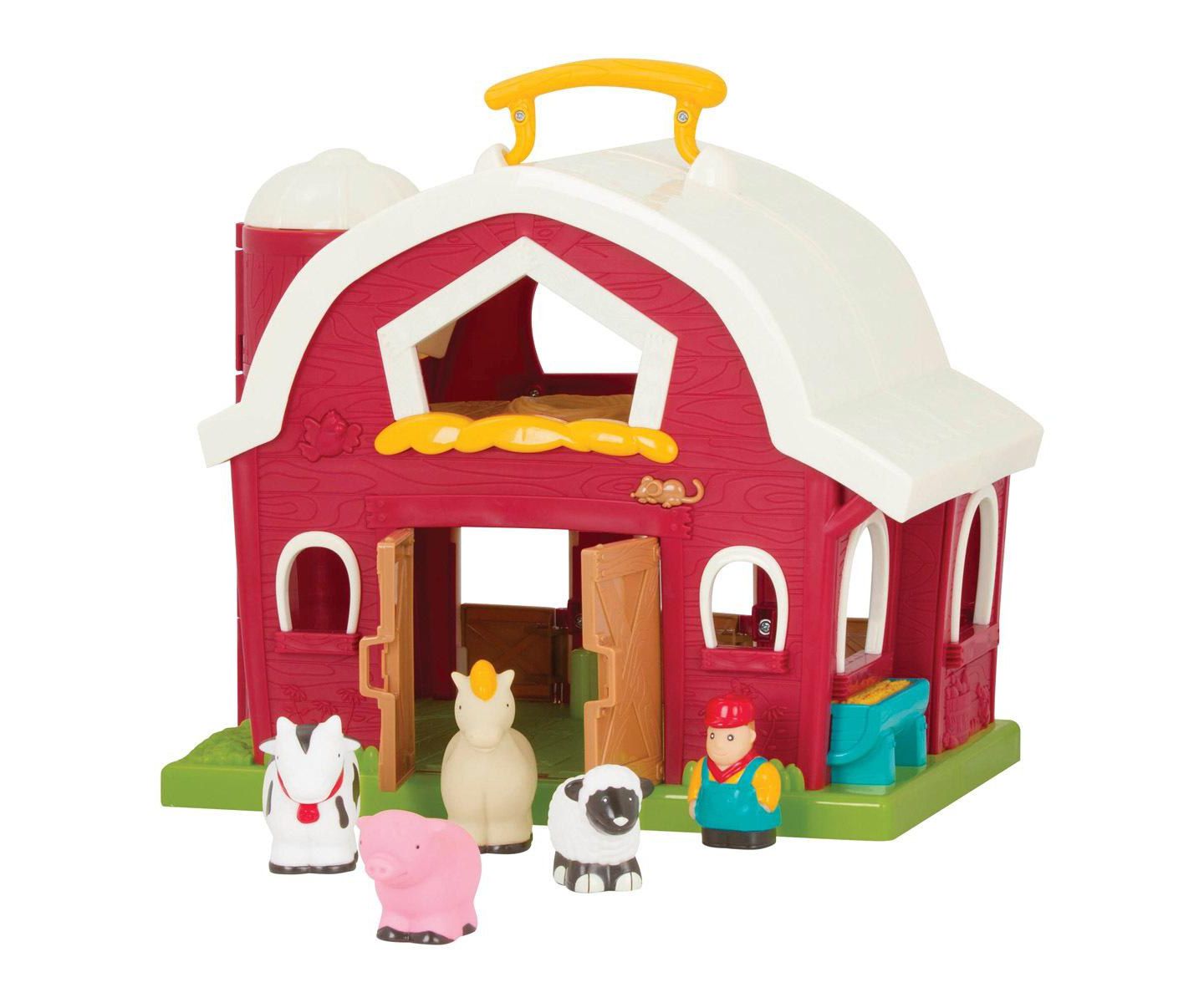 Детский игровой набор Kaplan Early Learning Big Red Barn 6-Piece Playset, Ages 18 Months+ — фото 1