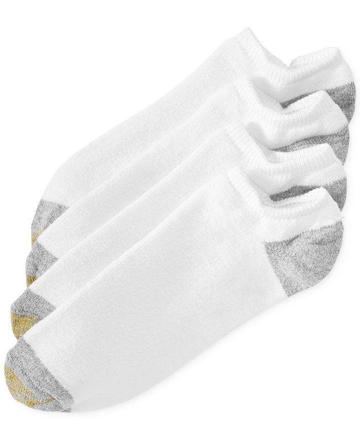 Gold Toe Men's Socks, Athletic Cushioned Liner 4 Pack, Created for Macy