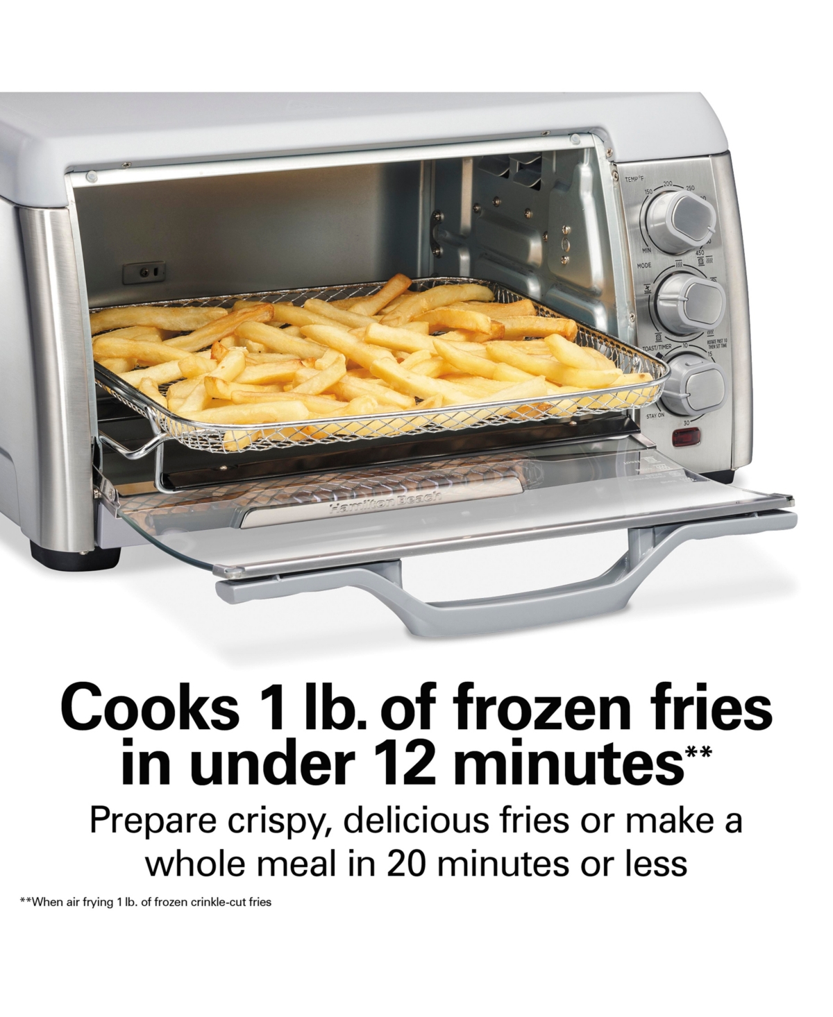 Hamilton Beach Air Fryer Toaster Oven with Quantum Air Fry Technology - 31350G