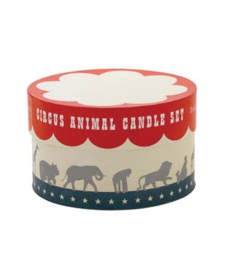 Let's Celebrate Circus Animals Candle Set, 6 Pieces