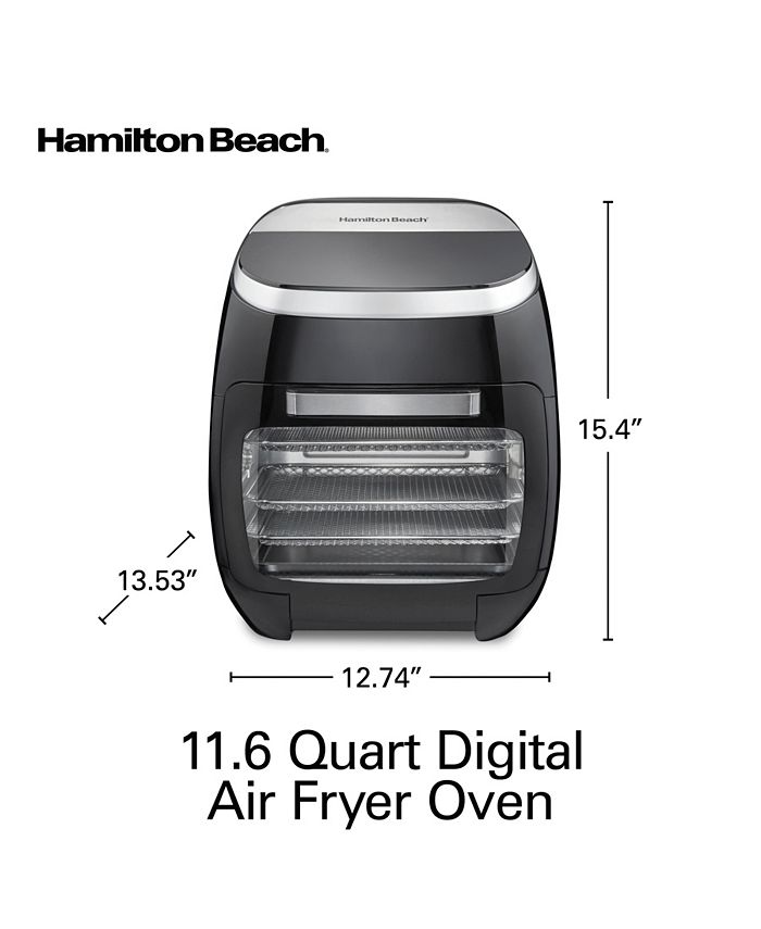 Hamilton Beach Digital Air Fryer Oven with Rotisserie Macy's