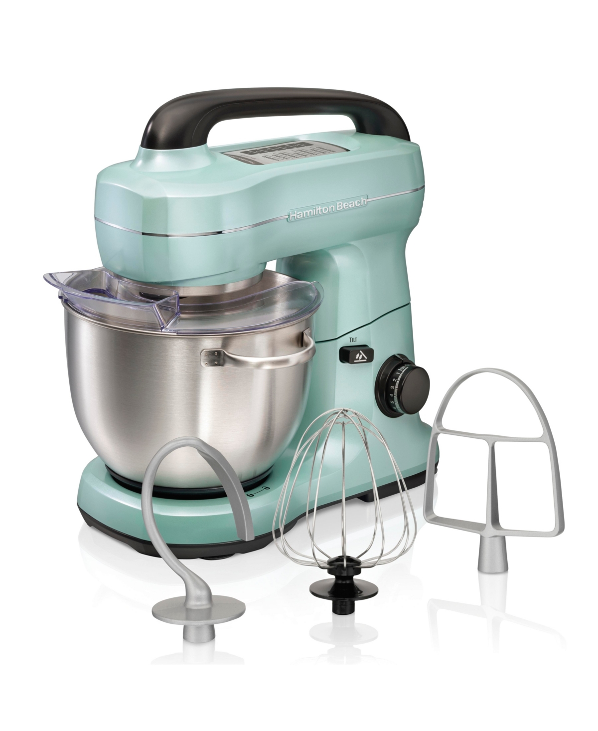 Hamilton Beach Stand Mixer With 4 Quart Stainless Steel Bowl In Aqua