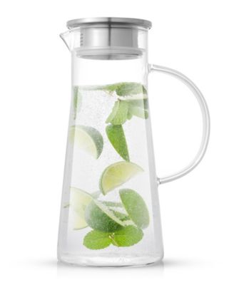 Glass Infusion Pitcher With Built In Strainer