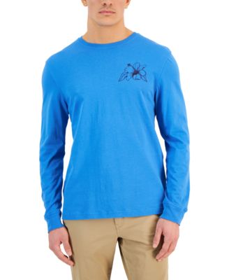 Club Room - Men's Tiki Lounge Classic-Fit Graphic Long-Sleeve T-Shirt