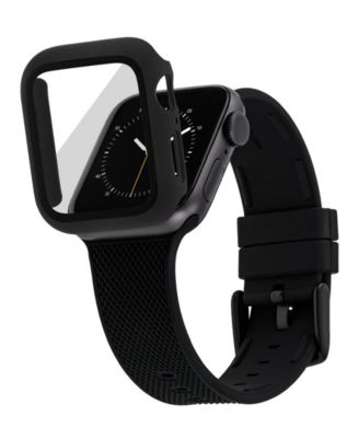 Black Protective Glass with Integrated Protective Case designed for 41mm Apple Watch&reg;