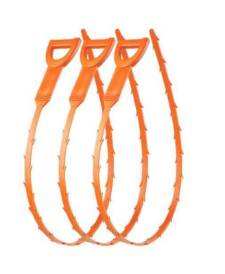 20-Inch Plumbing Snake Drain Clog Remover - 3 Pack