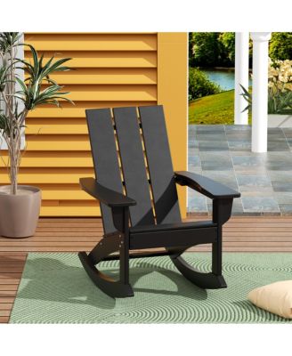 Modern Adirondack Outdoor Rocking Chair
