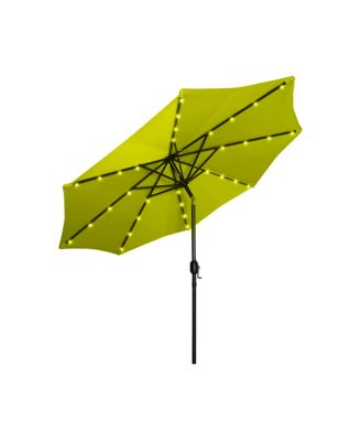 9 ft. Patio Solar Power LED lights Market Umbrella