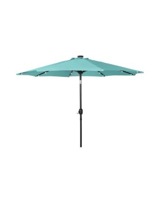 9 ft. Patio Solar Power LED lights Market Umbrella