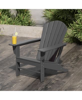 All-Weather Contoured Outdoor Poly Adirondack Chair