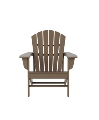 All-Weather Contoured Outdoor Poly Adirondack Chair