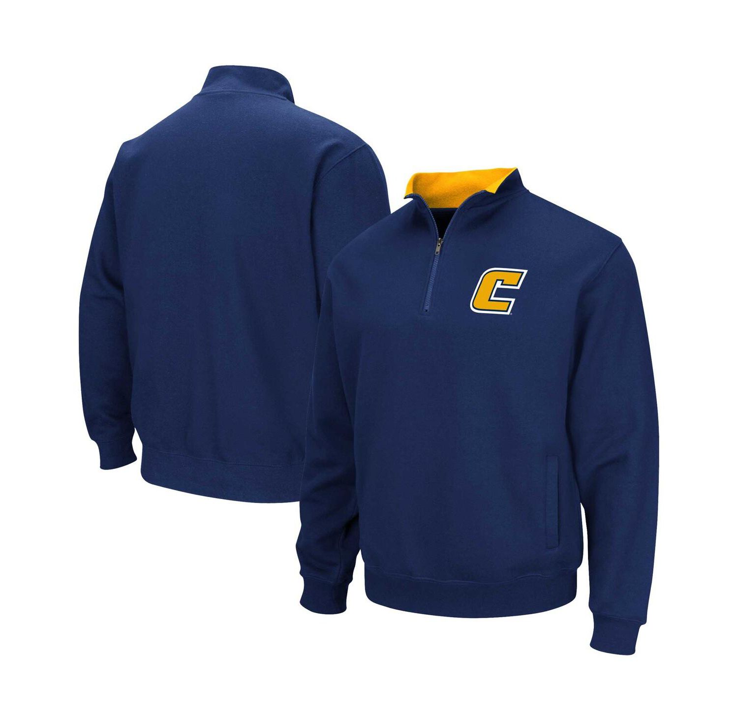 Men's Navy Tennessee Chattanooga Mocs Tortugas Quarter-Zip Sweatshirt