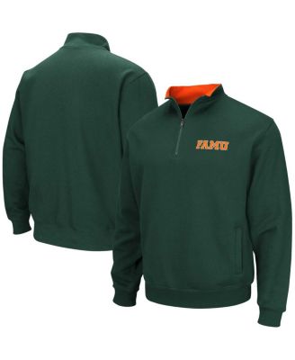 Men's Green Florida A&M Rattlers Tortugas Quarter-Zip Sweatshirt