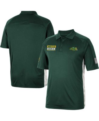 Men's Green NDSU Bison OHT Military-Inspired Appreciation Snow Camo Polo Shirt