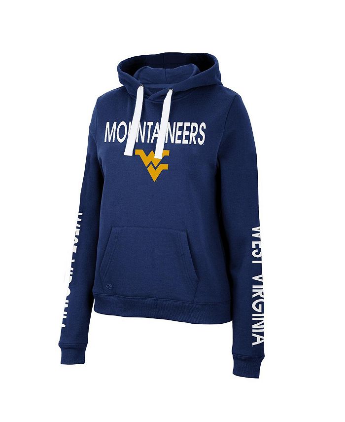 Chicka-D NCAA West Virginia Mountaineers Women's Pullover Sweatshirt - Burnout Fleece, Oatmeal, Size X-Large - View #6