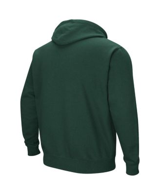 Men's Green Wayne State Warriors Arch & Logo Pullover Hoodie